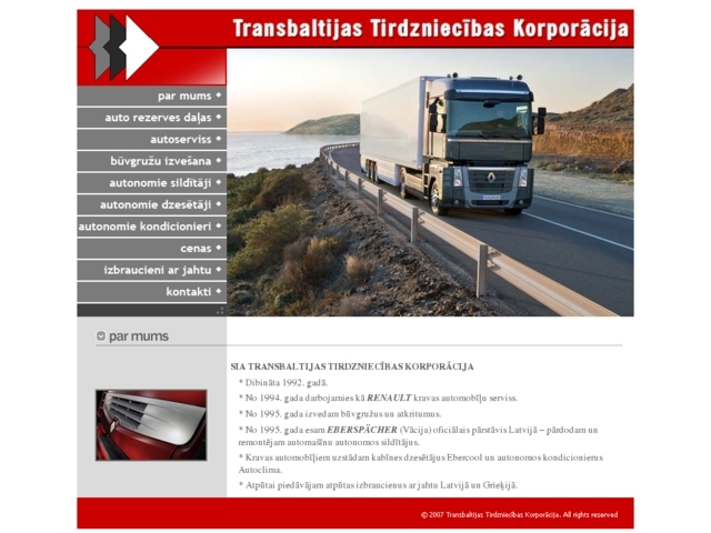 TransBaltijas Tirdzniecības korporācija, SIA